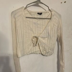 H&M Cream Knit Cardigan
